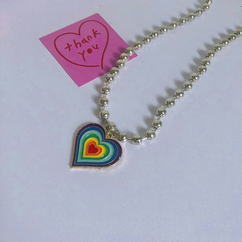 Vòng cổ Mặt Trái Tim Thời Trang Hàn Quốc Dành Cho Nữ