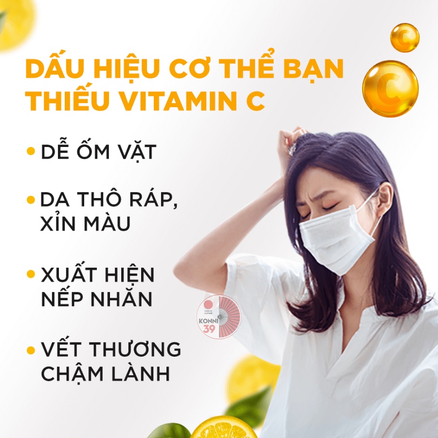 Viên uống DHC bổ sung Vitamin C tăng cường sức đề kháng Nhật Bản 60v/gói và 180v/gói - Bahachiha