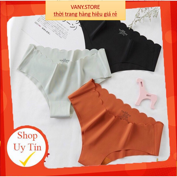 Quần Lót Nữ Đúc Su thun lạnh không đường may cao cấp viền sóng mềm mại kháng khuẩn mã A62
