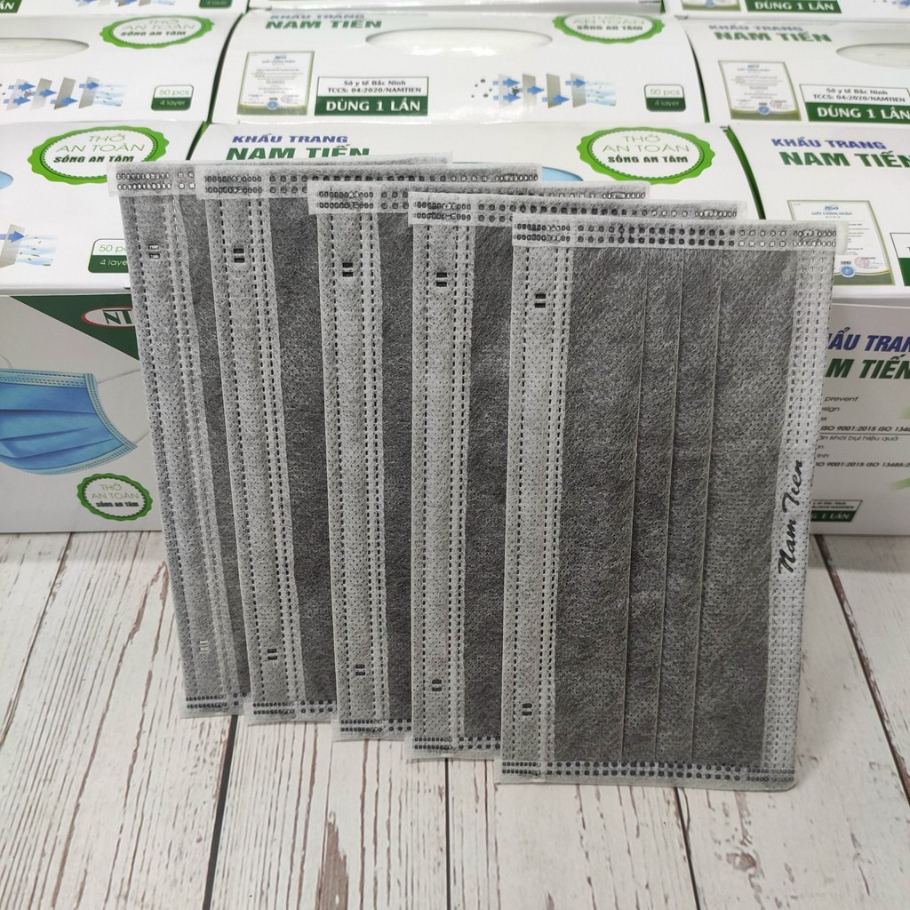 [FREE SHIP] Hộp Khẩu Trang Y Tế Nam Tiến ( Hộp 50 chiếc ) - Hàng Chuẩn Bộ Y Tế | BigBuy360 - bigbuy360.vn