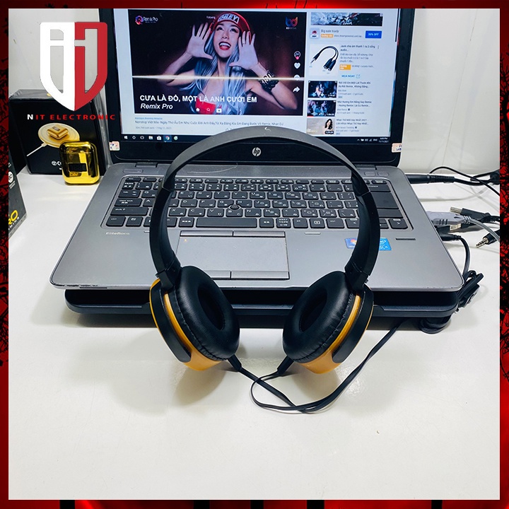 Tai nghe chụp tai gaming headphone có dây chính hãng SONY XB450 máy vi tính laptop