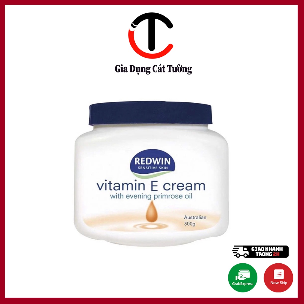 Kem Dưỡng Da Mềm Mịn Redwin Vitamin E Cream 300g