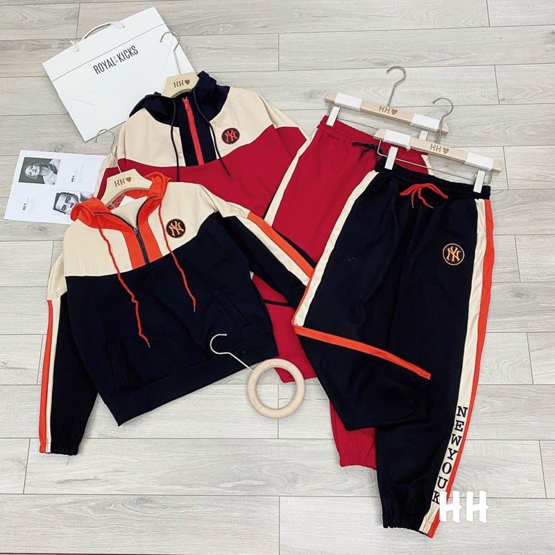 Bộ thể thao pha 2 màu dành cho nữ