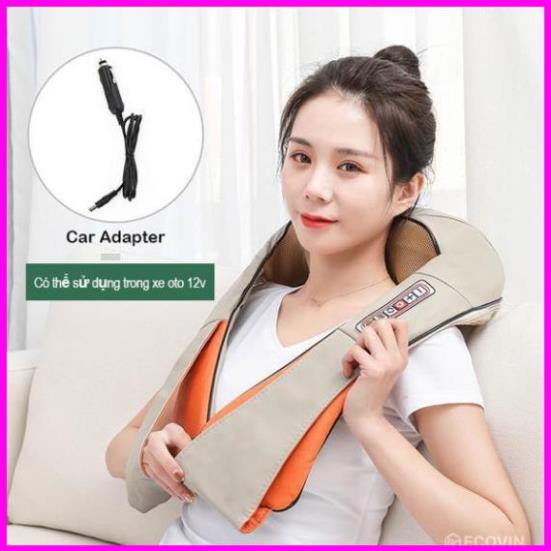 💖100% CHÍNH HÃNG💖 Đai Mát Xa Lưng, Vai Cổ, Vai Gáy 6D Kensonic, 8 Bi Hồng Ngoại