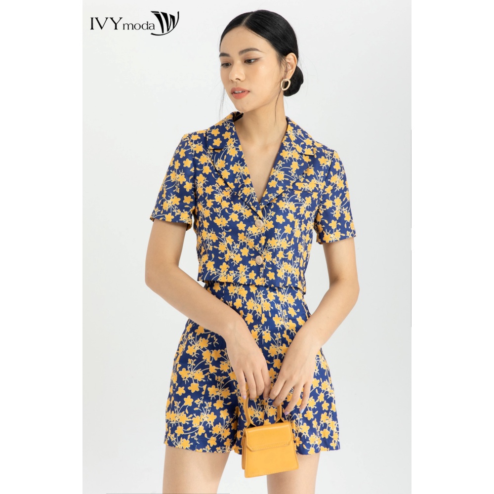 [NHẬP WABRTL5 GIẢM 10% TỐI ĐA 50K ĐH 250K ]Quần sooc lụa nữ ống suông IVY moda MS 20M6413