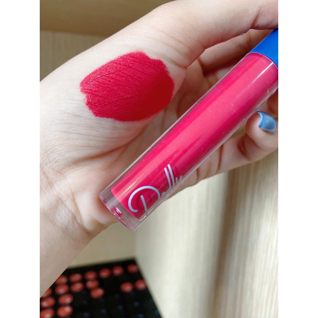 [Đỏ Hồng Tươi ] Son Cao Cấp Dolly Velvet Lips Blue Classic 2020 Màu Đỏ Hồng Tươi Xinh Xinh | BigBuy360 - bigbuy360.vn