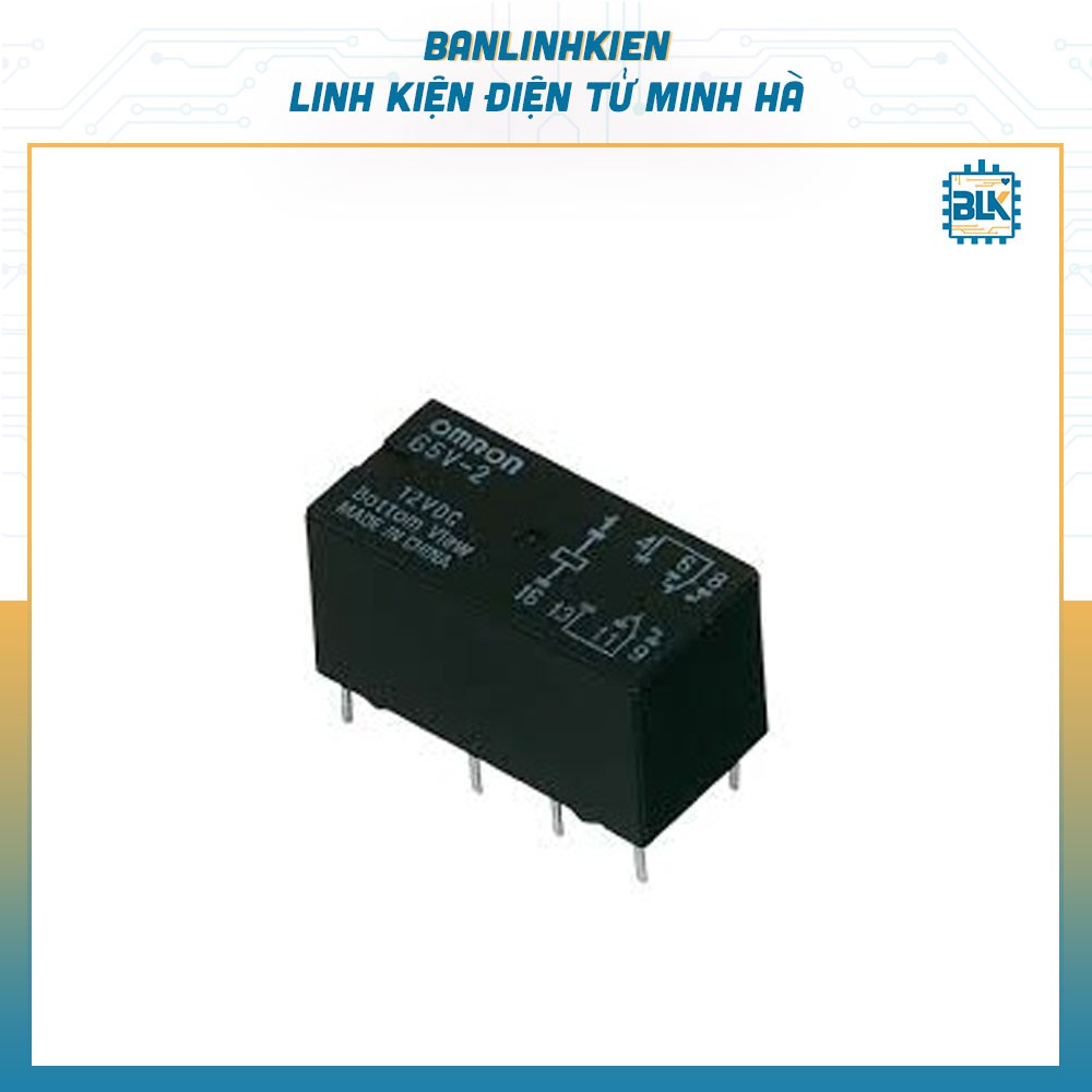 [Rơ le] Relay 12V2A 8 Chân G5V-2-12VDC