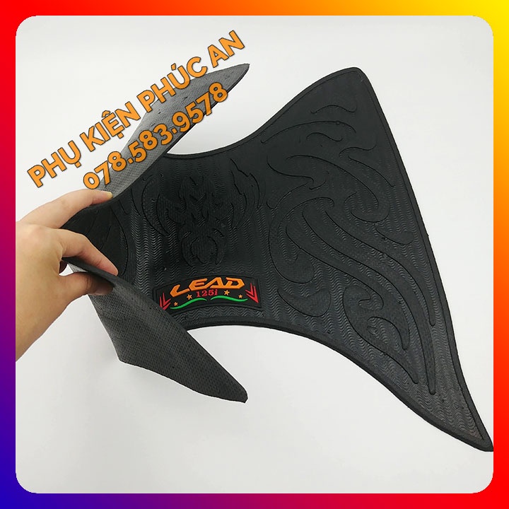 Thảm lót CAO SU trải sàn xe LEAD gác để chân trước 2009 2010 2011 2012 2013 2014 2015 2016 2017 2018 2019 2020 2021 2022