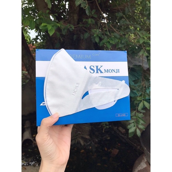 Khẩu Trang 3D MASK MONJI hộp 5O cái ( FORM NHỎ)