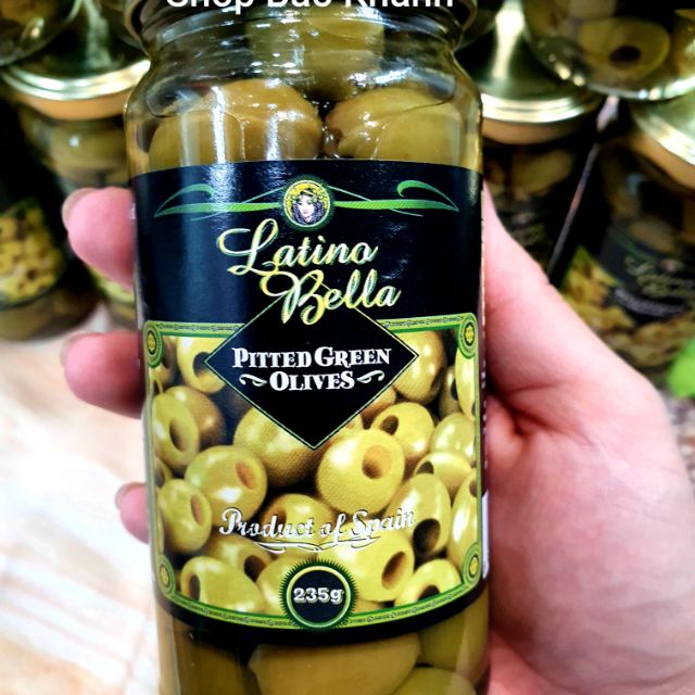 Oliu xanh tác hạt Latino Bella Tây Ban Nha