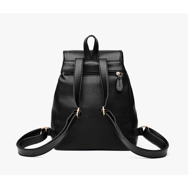 Balo da CHUWANGLIN phối khóa đơn giản xinh xắn dành cho nữ