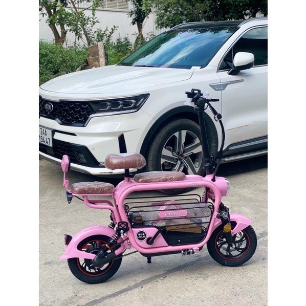 Xe đạp điện LIHAZE 3 YÊN Mẫu Mới 2022 - Xe điện hotgirl Lihaze