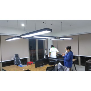 Đèn thả LED văn phòng 1.2m 40W 1200x200x50mm