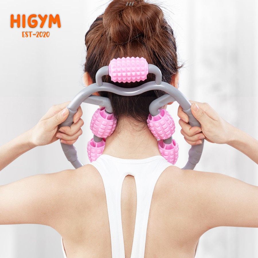 Dụng cụ lăn mát xa cơ 360 độ HIGYM, làm nhỏ gọn bắp tay, chân, đùi giảm mỏi cơ do vận động dễ dàng thay đổi độ rộng