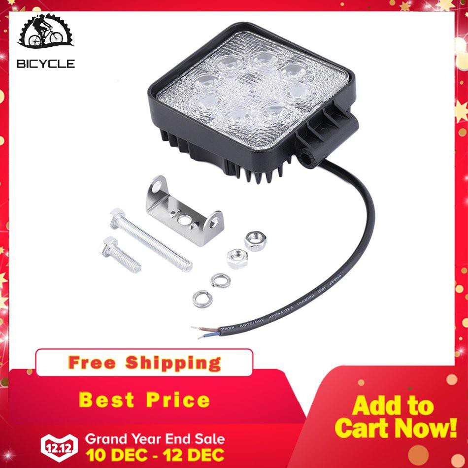 Đèn Led Vuông 24w 8led 12v Hỗ Trợ Chiếu Sáng Cho Các Loại Xe / Tàu Thuyền