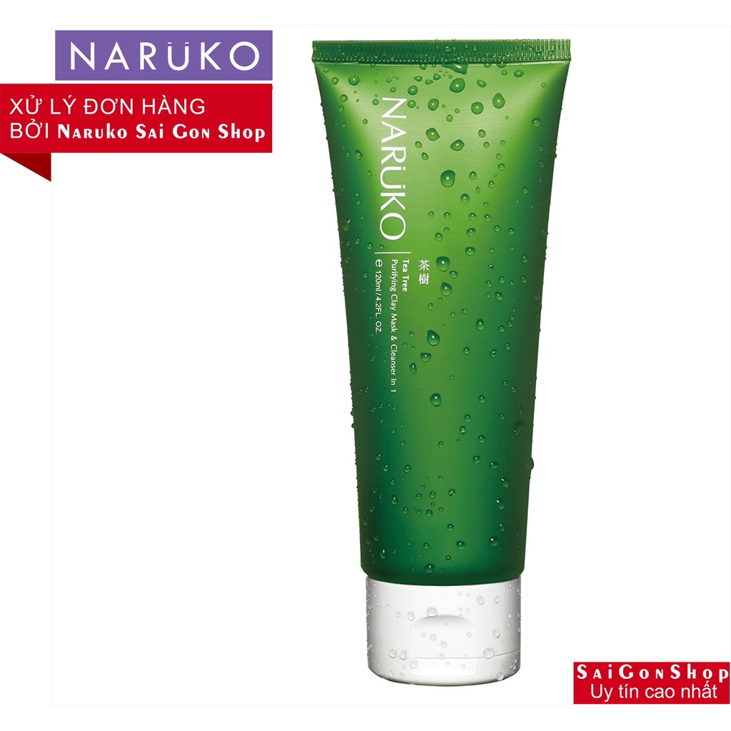 Sữa rửa mặt Naruko,Sữa rửa mặt dạng bùn 120 gr – Naruko Tea Tree Purifying Clay Mask and Cleanser in 1 120 gr | BigBuy360 - bigbuy360.vn