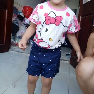 Quần đùi thô Carter bé gái