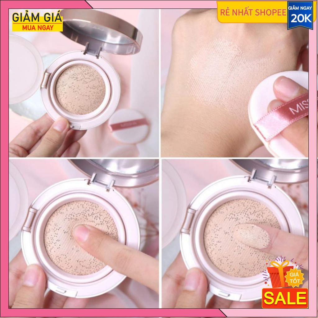 Phấn nước Missha Glow 3D Tension SPF50+ PA+++ 15g (Có Bill)