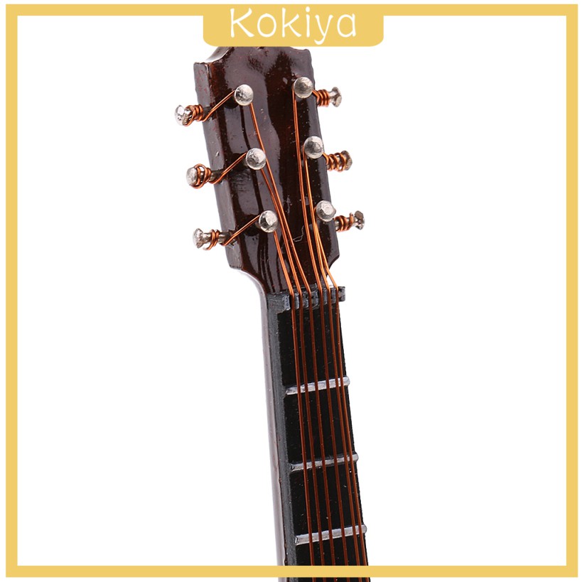 Đồ Chơi Mô Hình Đàn Guitar Cổ Điển Tỉ Lệ 1 / 12 Cho Búp Bê 12 &quot;