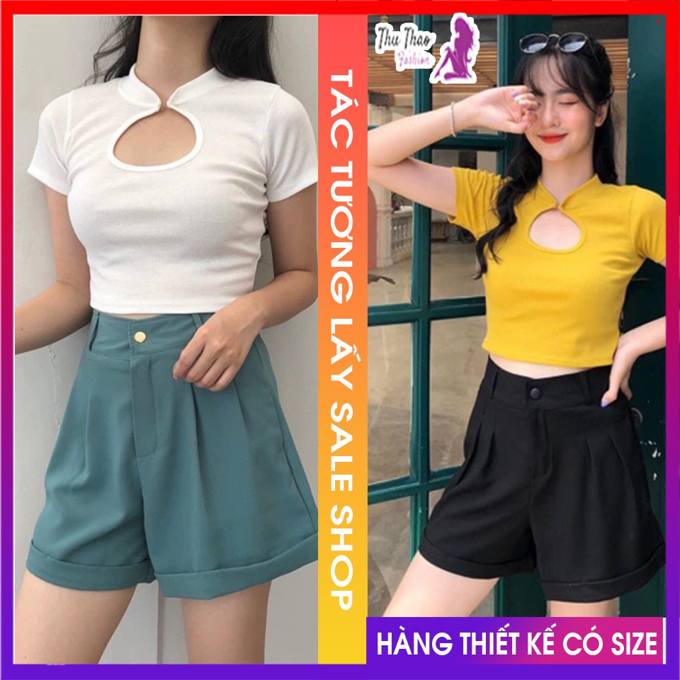 [Quần Short Nữ Gập Gấu] Đậm Chất Cá Tính -Siêu Hot.