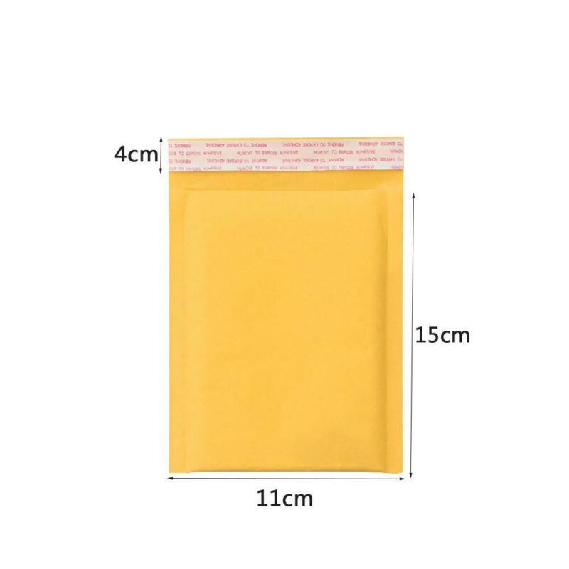 1Pcs Túi Bọc Bong Bóng Bubble Wrap Bags Yellow Kraft Paper Bubble Envelope Bag Express Packing Bag Bubble Film Bag