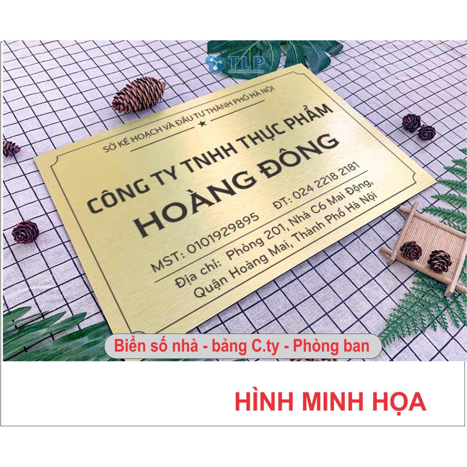 [Giao hỏa tốc] - Biển số nhà - bảng số nhà - phòng ban, phòng chức năng - biển công ty in UV trực tiếp sắc nét