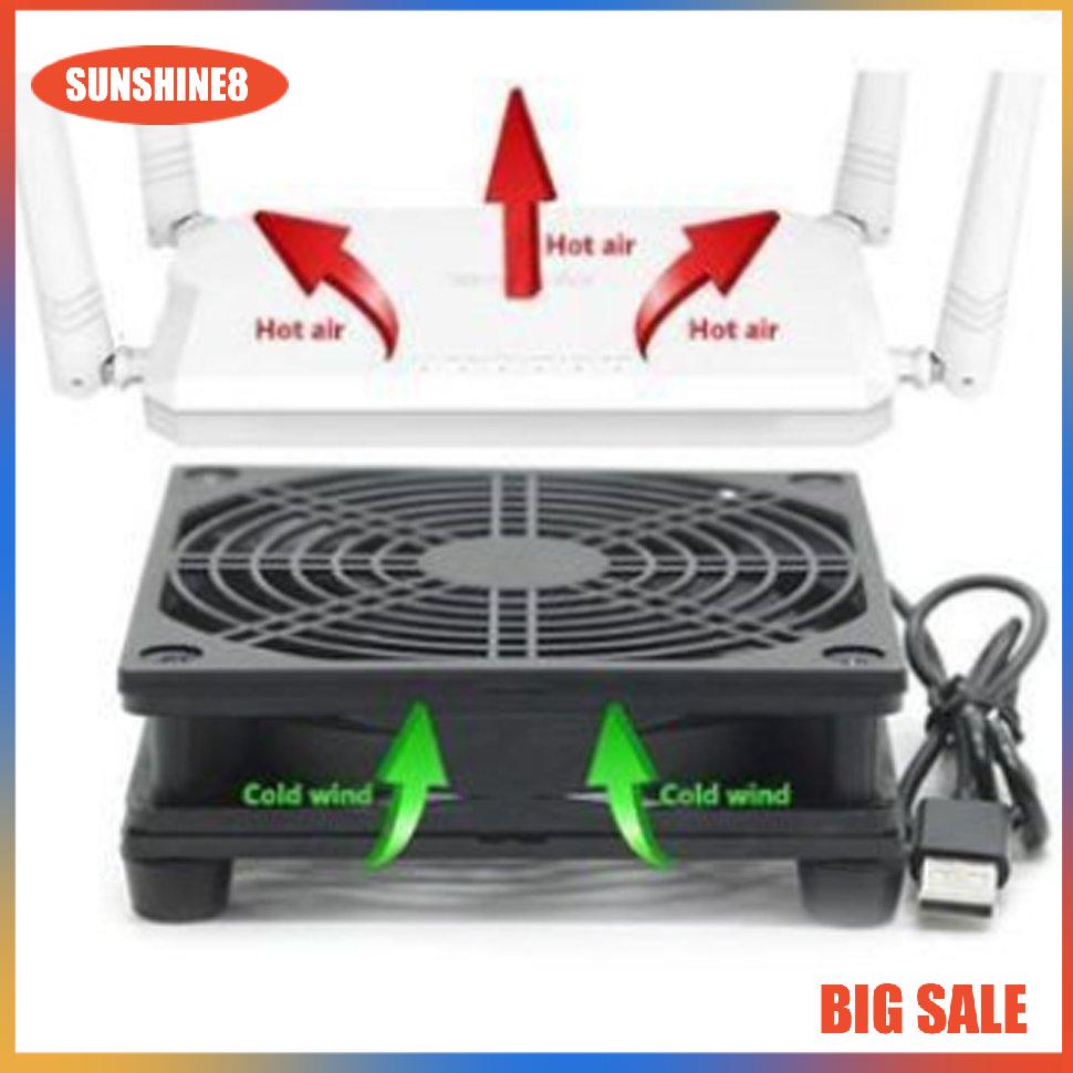 【SUN】Bộ định tuyến làm mát quạt im lặng cho thùng máy tính Máy khai thác giàn lạnh Quạt làm mát CPU