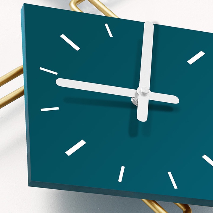 Đồng hồ trang trí nhà cửa, trang trí không gian nhà, đồng hồ treo tường tiện ích sang trọng hiện đại DH-135