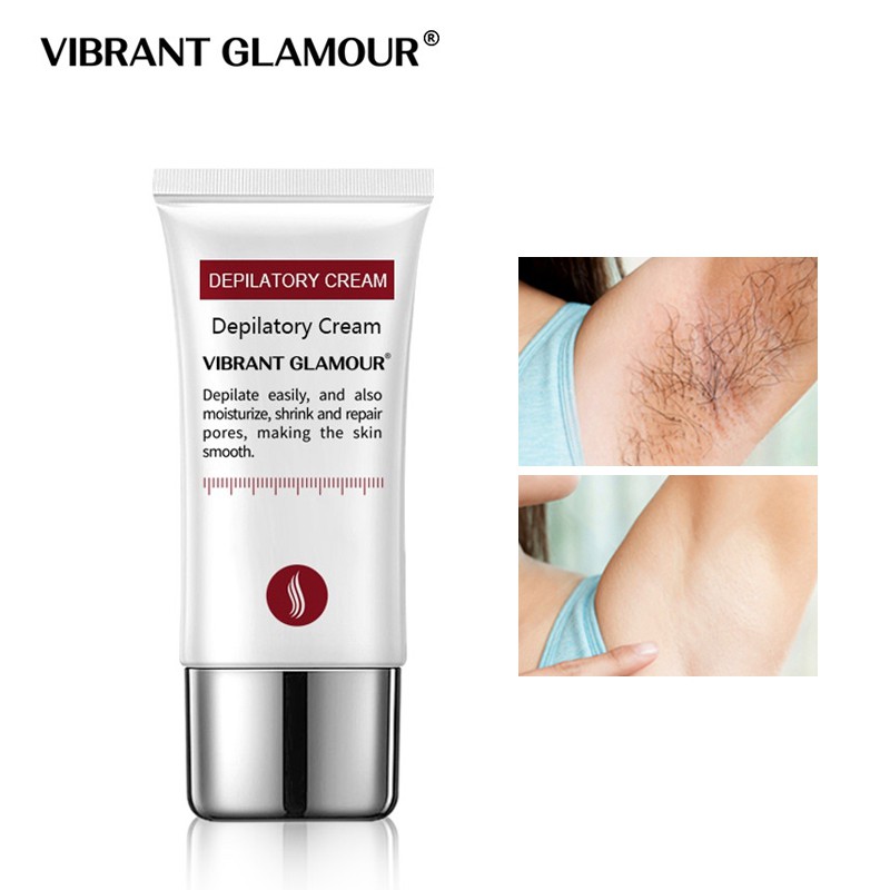 Kem tẩy lông VIBRANT GLAMOR Dạng Mịn Hương Liệu Không Gây Kích Ứng Và Đau Với 30g