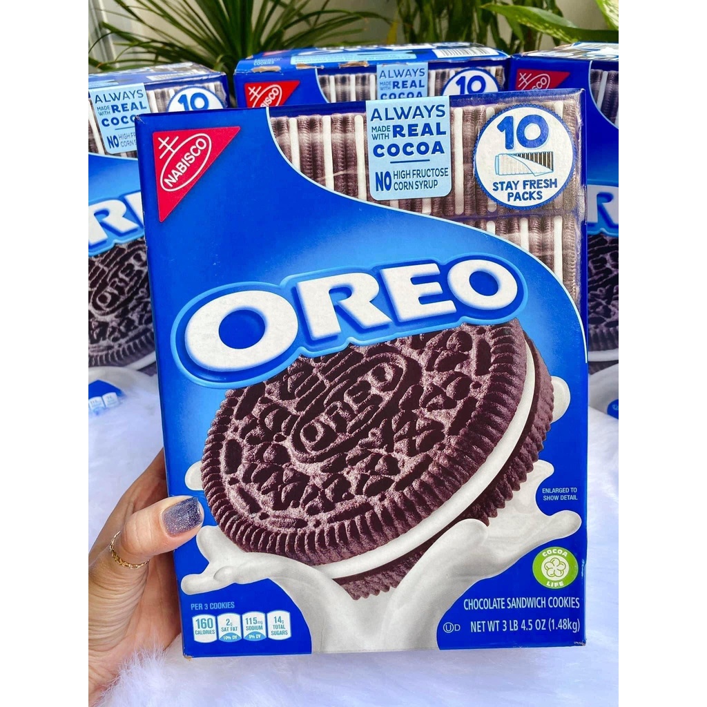 Bánh Oreo Chocolate Sandwich Cookies 10 packs