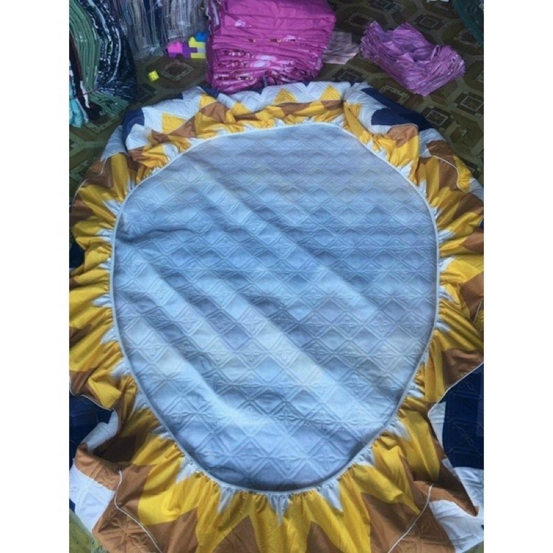 Ga Giường và 2 vỏ gối Trần bông 3 lớp Cotton poly hàng loại 1 ( được chọn mẫu )