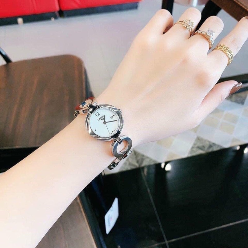 Đồng Hồ Nữ Tissot dây kim loại case 28mmc