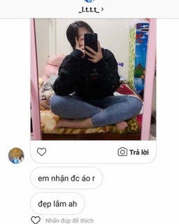 Áo Hoodie màu kem