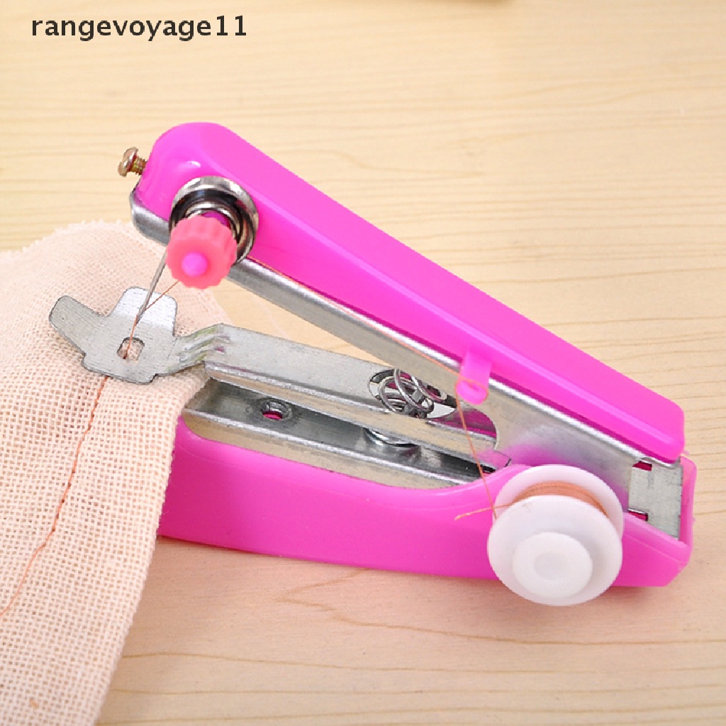 1 Máy May Mini Cầm Tay Màu Đỏ Khoang Tiến 11