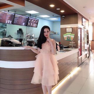 Đầm voan tầng cao CẤP tk