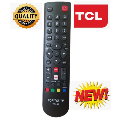 Điều khiển tivi TCL TC-97 smart ,Youtube -Hàng chất lượng -Mới 100%
