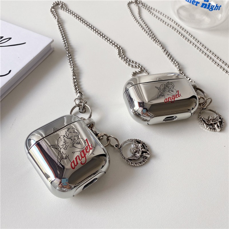 AirPods Pro AirPods 1 AirPods 2 Angel pendant Electroplating TPU Bluetooth Headset Case Soft case | BigBuy360 - bigbuy360.vn