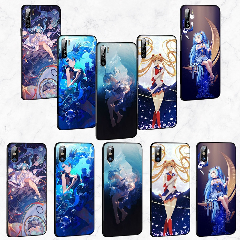 Ốp điện thoại silicone mềm họa tiết hoạt hình Hatsune Miku cho OPPO A3s A5s A12 A12E A5 A37 NEO 9 A39 A57 A5s A7 A59 F1s A77 F3 A83 A1K 10LQ