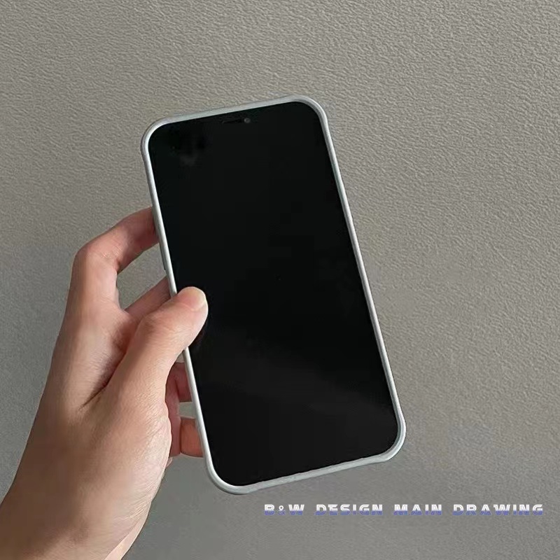 Ốp Điện Thoại Silicon Màu Xám Họa Tiết Graphite Sang Trọng Chống Sốc Cho iPhone 13 12 11 Pro MAX XR X XS MAX I7 Plus 8 Plus