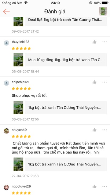 100gr bột trà xanh Thái Nguyên 100% nguyên chất