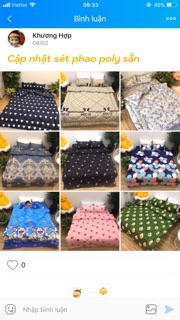 Chăn phao poly cotton 