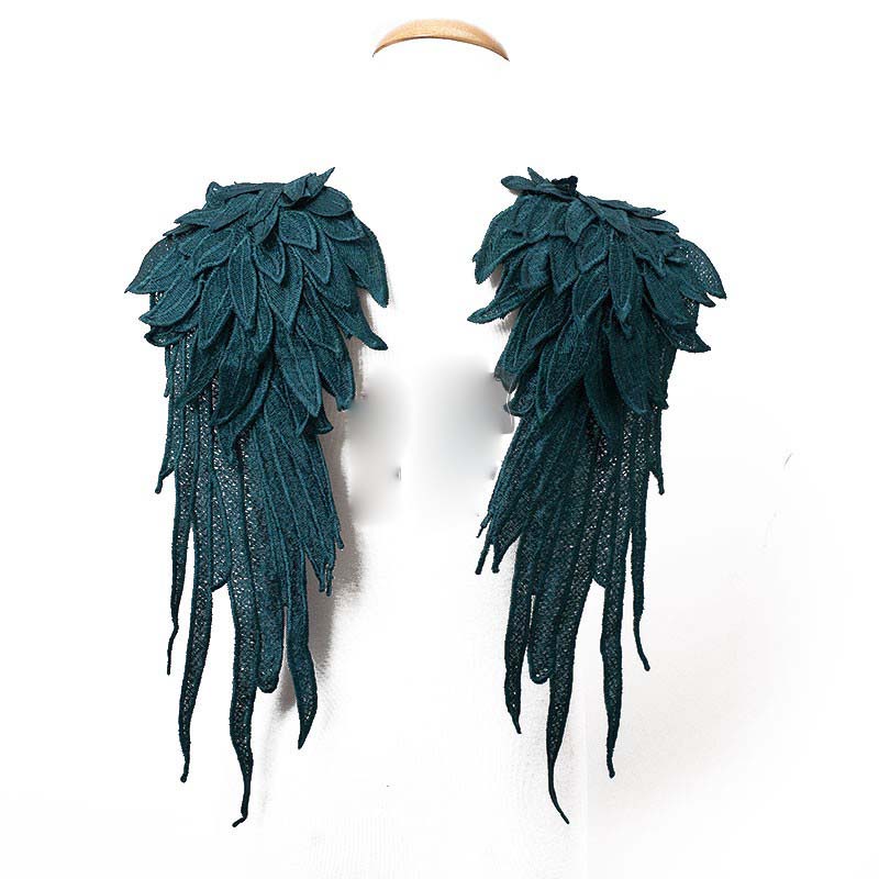 1 Cặp Huy Hiệu Cài Áo Hình Đôi Cánh Thiên Thần