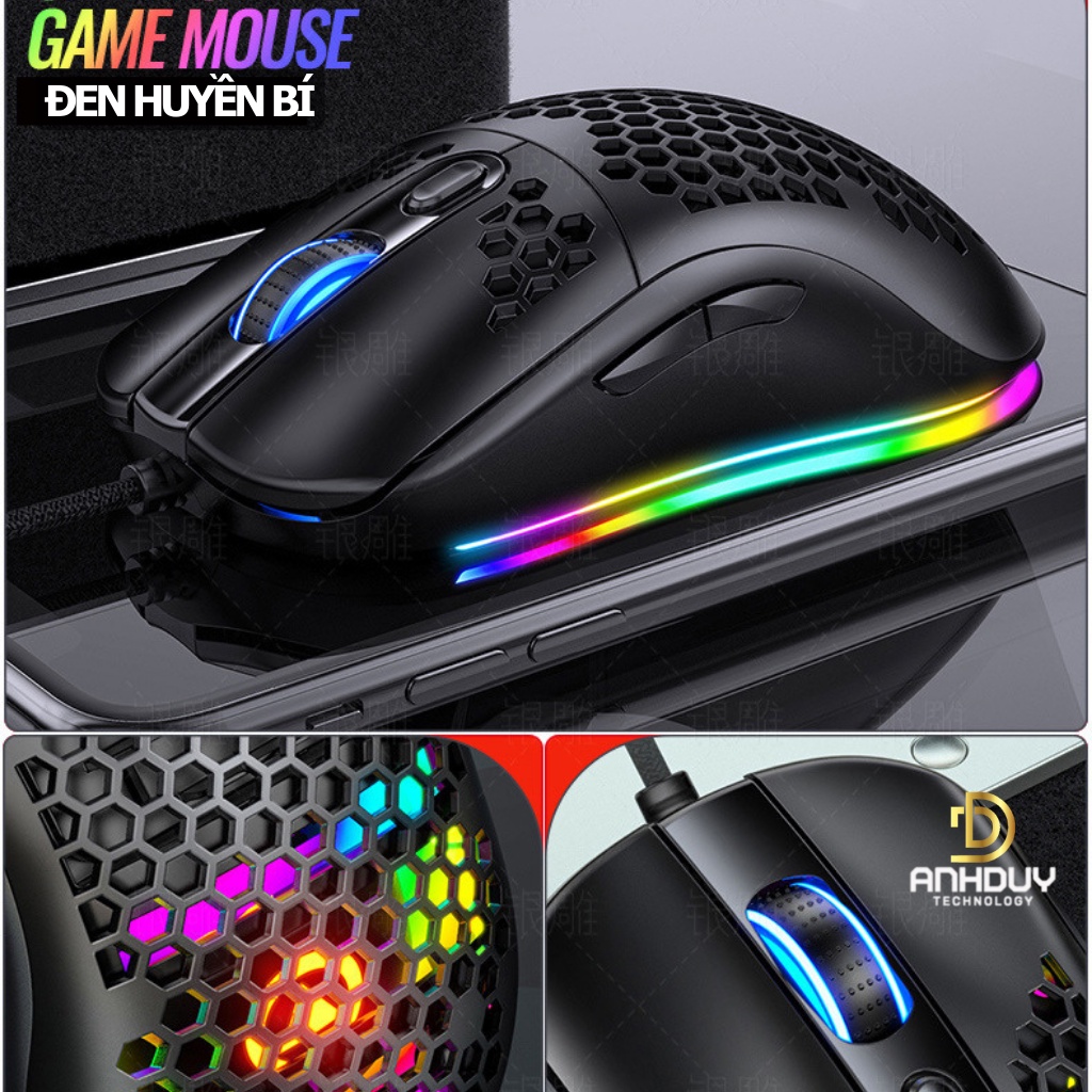 Chuột gaming có dây Yindiao G7 7200 DPI Led RGB 16 triệu màu thiết kế đỉnh cao của dòng chuột chơi game