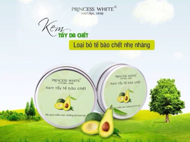 Tẩy tế bào chết da mặt hoàn hảo princess white