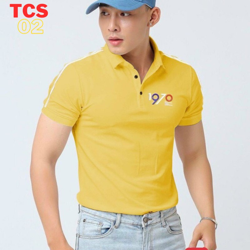 Áo thun nam,áo phông ngắn tay có cổ chất cotton mát mềm mịn cao cấp thời trang giá rẻ TCS | BigBuy360 - bigbuy360.vn