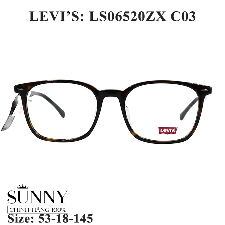 Gọng kính nam nữ Levi's LS06520ZX màu sắc thời trang màu sắc thời trang chính hãng, thiết kế dễ đeo b