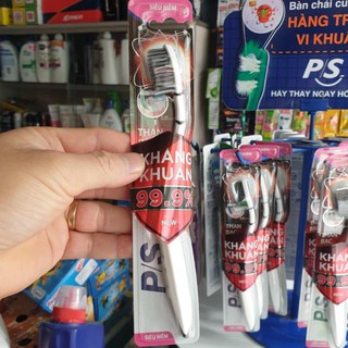 Bàn chải than bạc p/s siêu mềm kháng khuẩn 99.9%