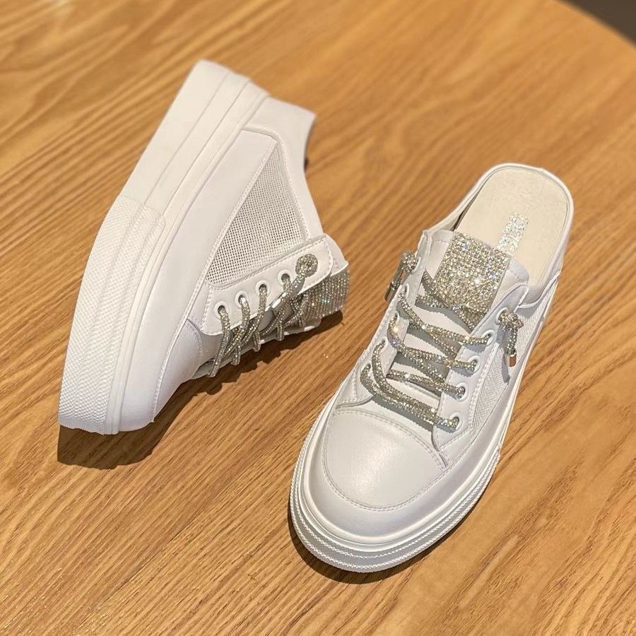 Dép Sandal Đế Dày Tăng Chiều Cao Màu Dạ Quang Thời Trang Mùa Hè Mới