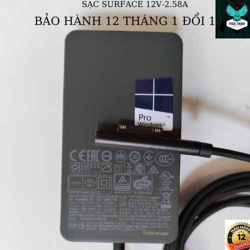 Sạc laptop Surface 12V-2.58A 30W Microsoft Surface 1625 Pro 3/ Surface Pro 4 Surface Port