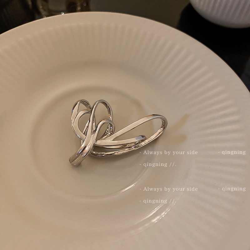 Khuyên tai DREJEW 3 dạng kẹp không xỏ khuyên bằng kim loại hình bướm phong cách thời trang Hàn Quốc